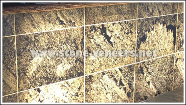 golden flexible stone veneer